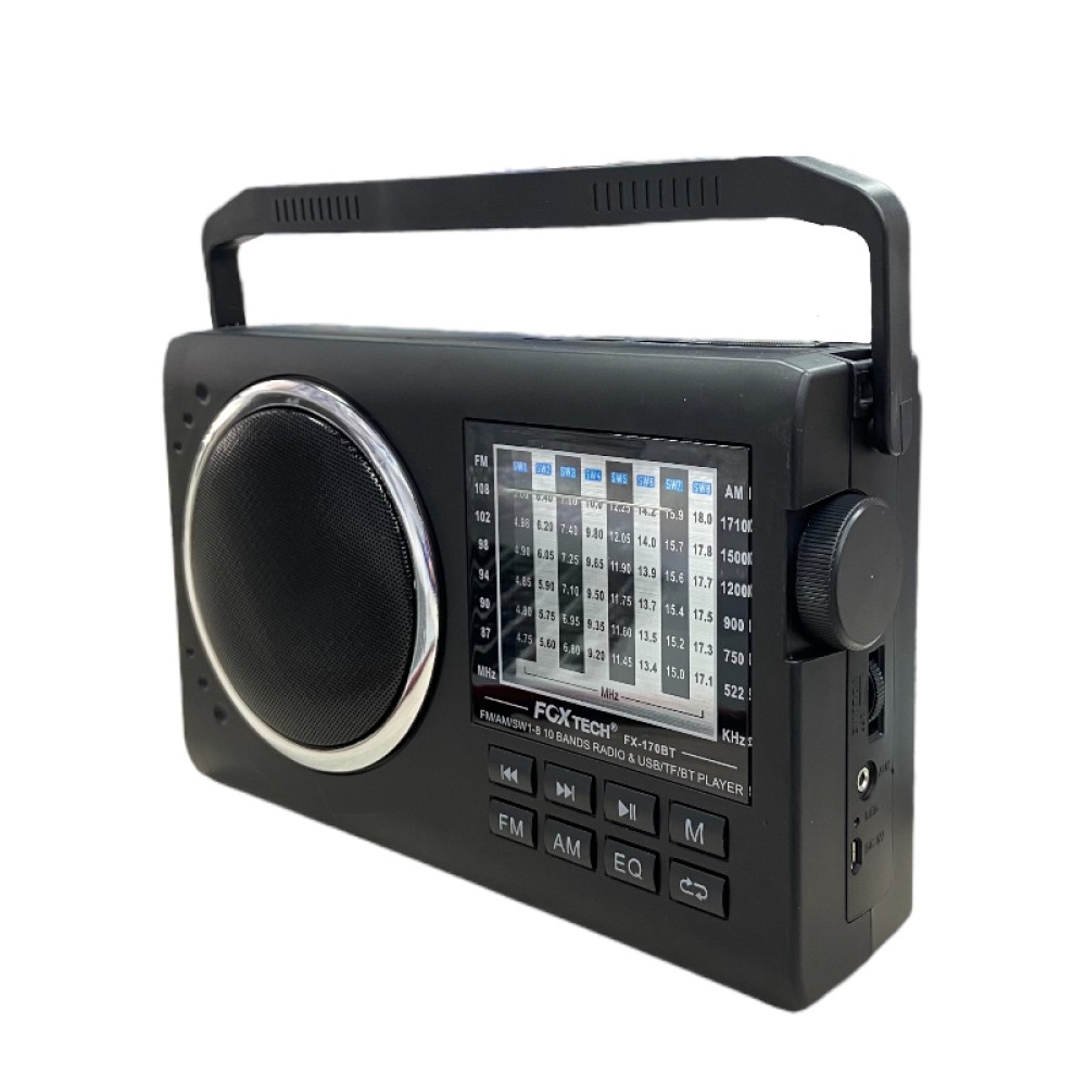 Radio AM/FM Recargable Fox Tech FX-170BT ... 