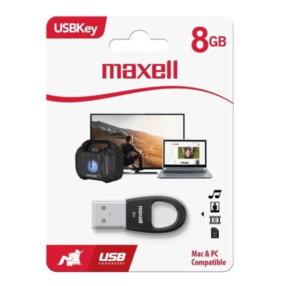 Memoria USB 2.0 MAXELL​ KEY 8GB​... 