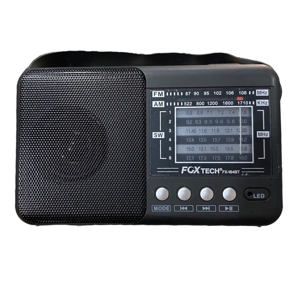 Radio AM/FM/USB Bluetooth marca FOX TECH FX-18... 