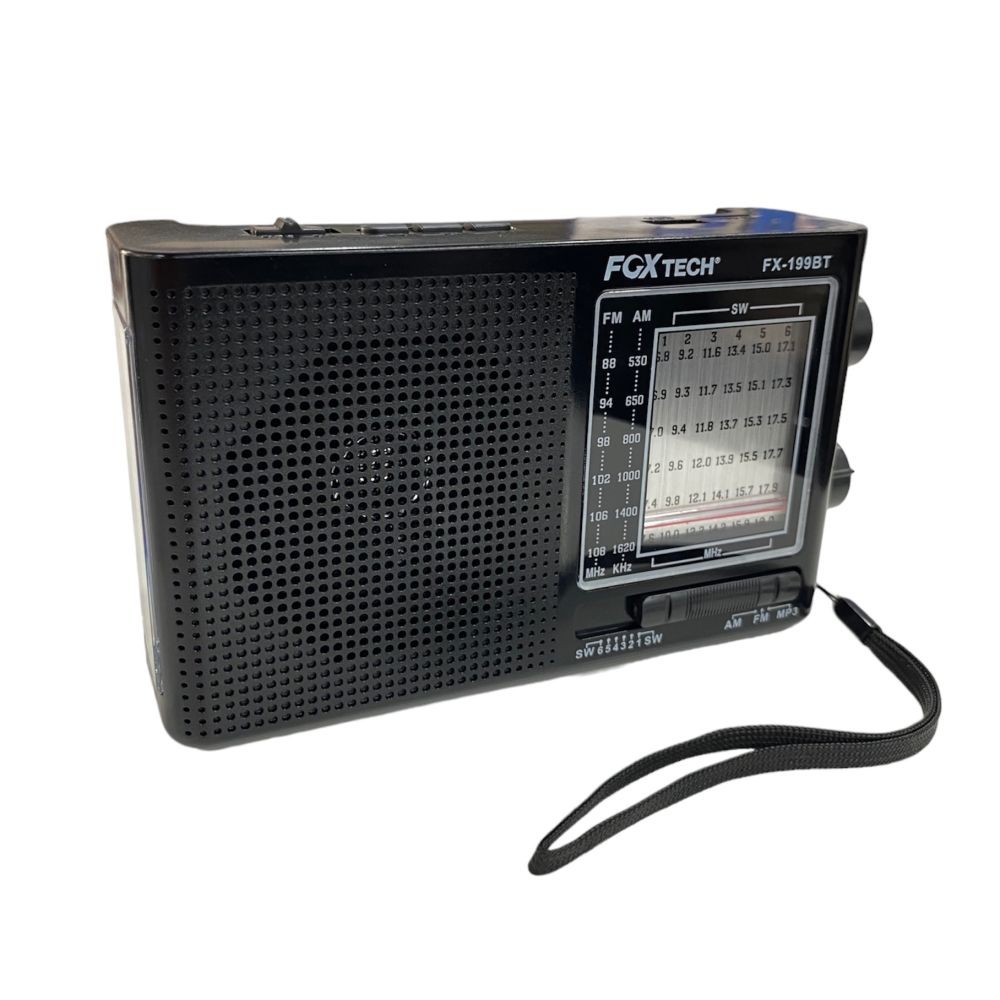 Radio AM/FM/USB Bluetooth marca FOX TECH FX-19... 