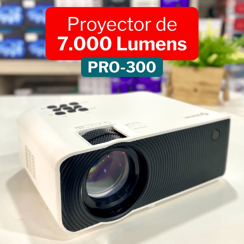 Proyector Casero HD 7000 Lúmenes Steren PRO-3... 