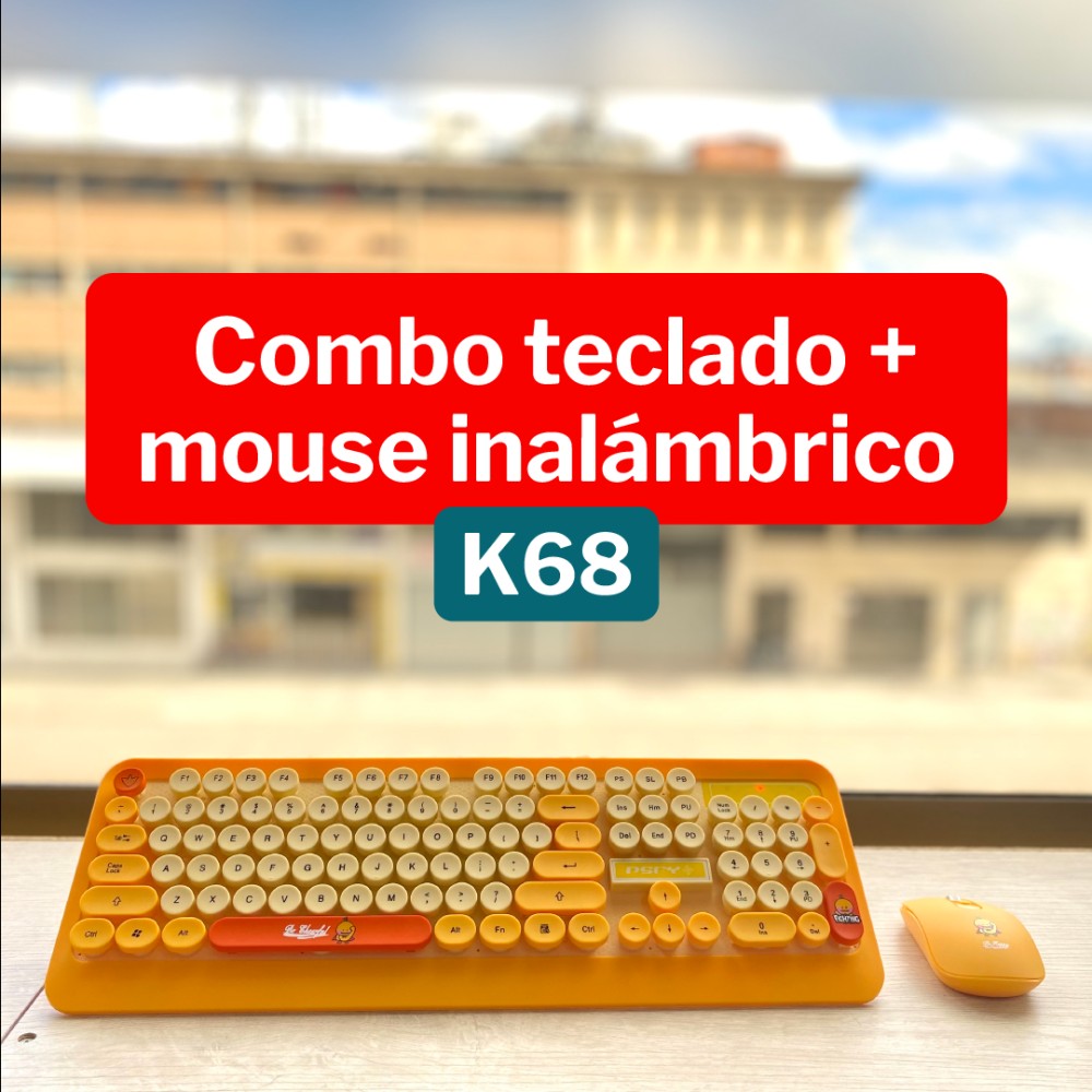 Combo Teclado y Mouse P/Computador K68... 